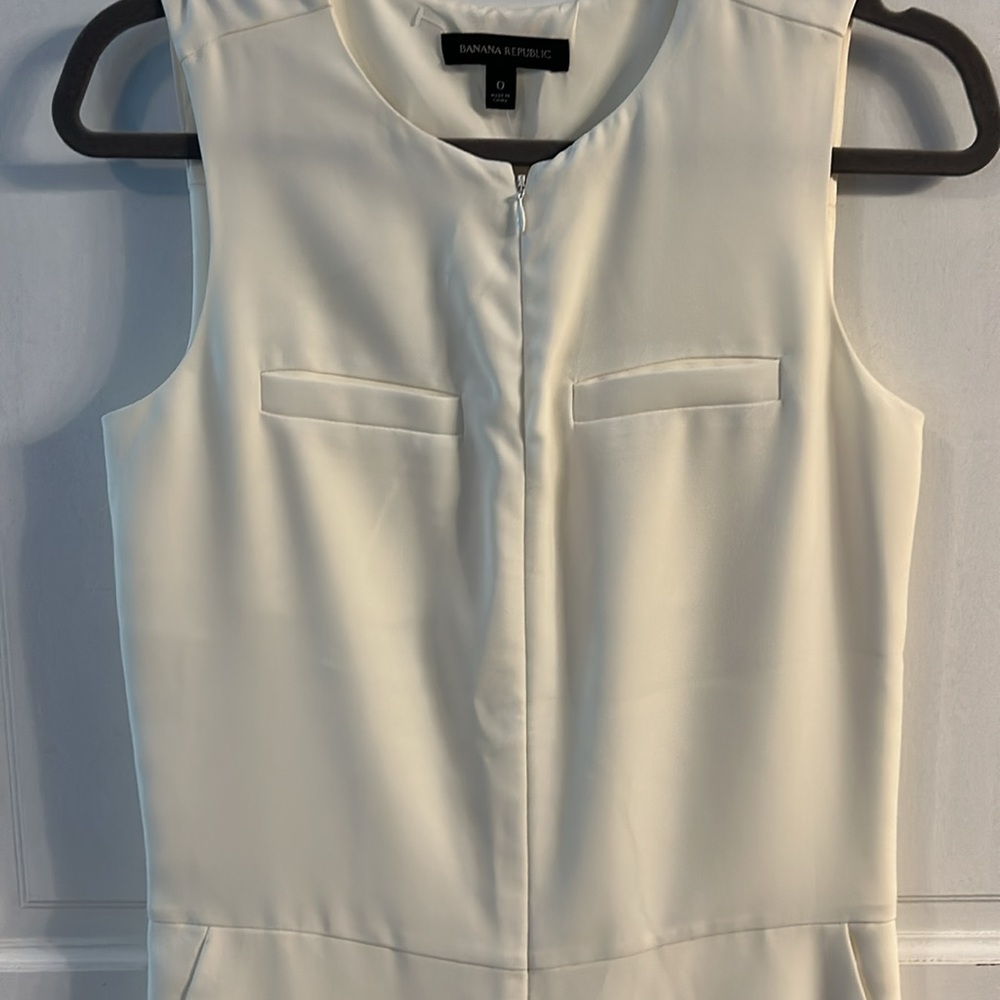 Banana Republic Cream Jumpsuit - Picture 2 of 6